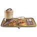 Vaya Tyffyn Stainless Steel Lunch Box with Bag Set, 300ml, 3-Pieces (Maple)